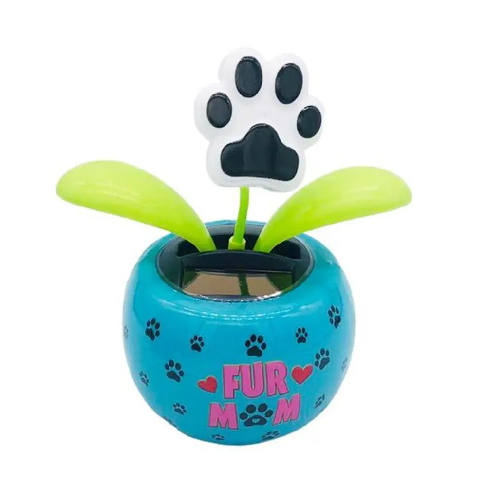 Gadgets Swinging  Car Decorating Plants Electric Toys Car Dashboard Ornaments Solar Powered Flower Swinging Dancing Flower