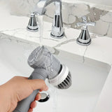 Cordless Spin Scrubber - 5 Interchangeable Brush Heads