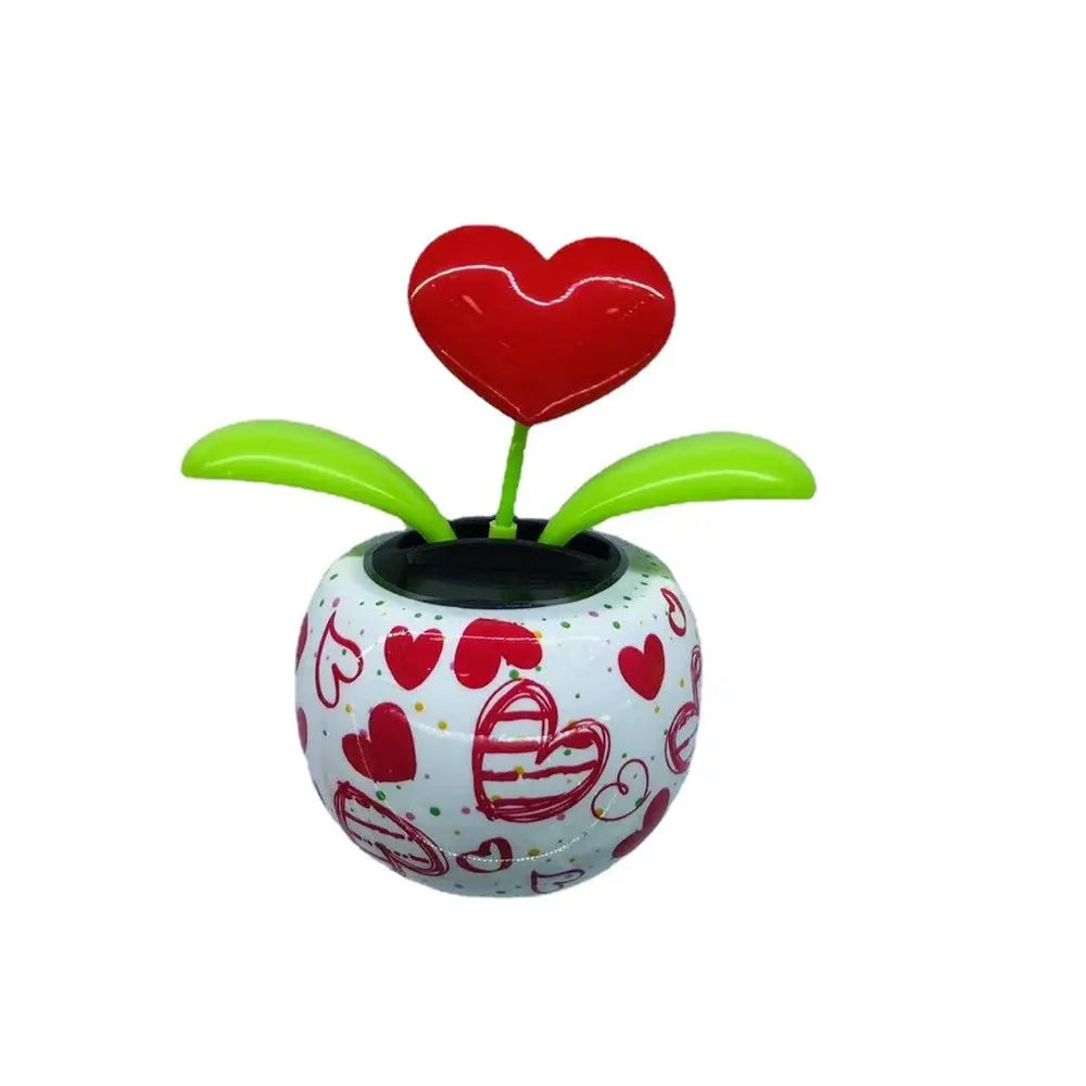 Gadgets Swinging  Car Decorating Plants Electric Toys Car Dashboard Ornaments Solar Powered Flower Swinging Dancing Flower