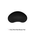 RAKOON Mouse Pad with  Wrist Rest Non-Slip Base Wrist Rest Pad Ergonomic Mousepad for Typist Office Gaming PC Laptop